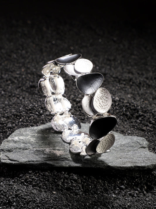 Silver Plated Elasticated Bracelet