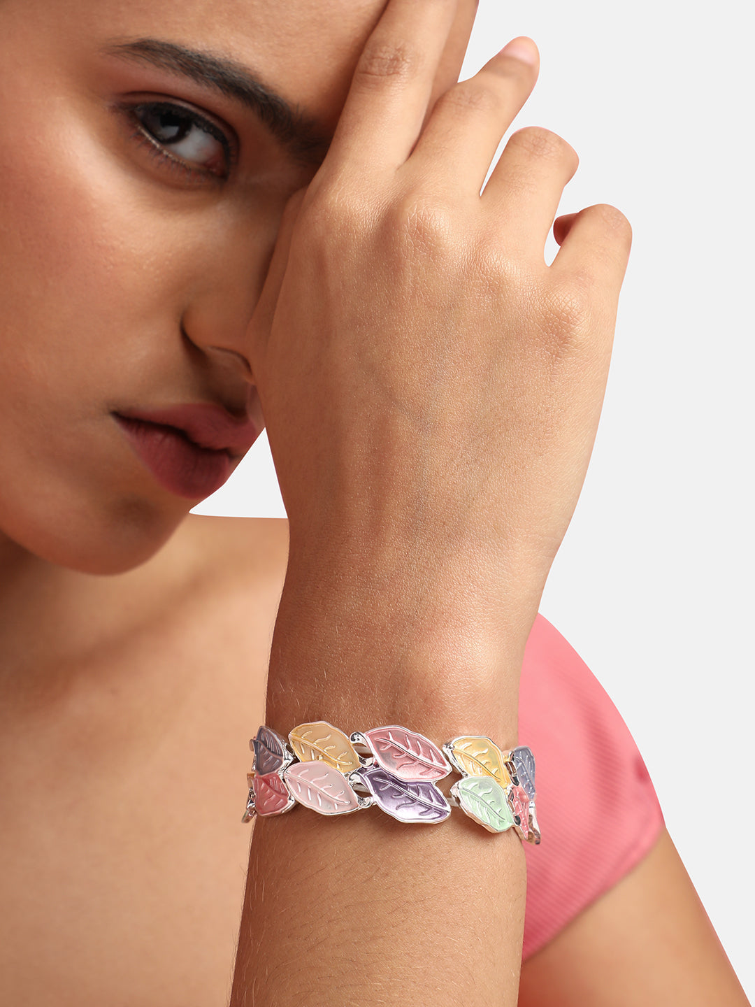 Silver-Plated Cuff Bracelet
