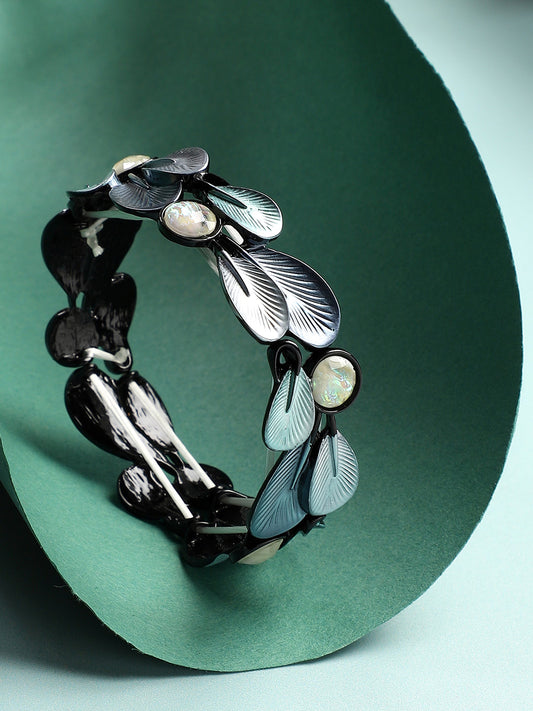 Stone Studded Elasticated Bracelet