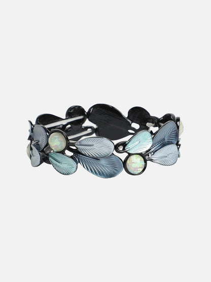 Stone Studded Elasticated Bracelet