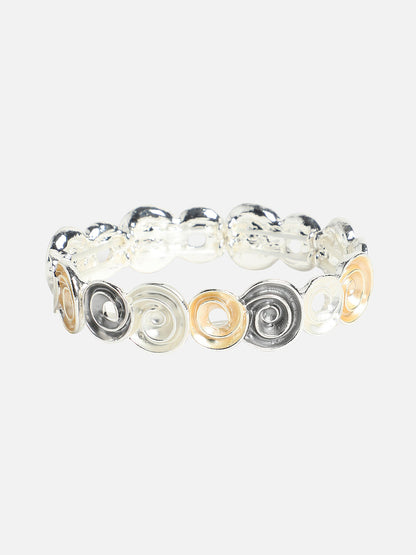 Silver Plated Elasticated Bracelet