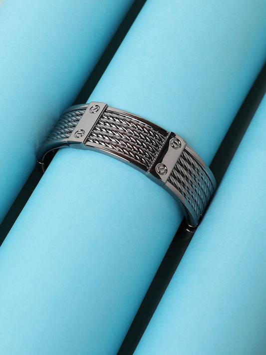 Silver-Plated Cuff Bracelet