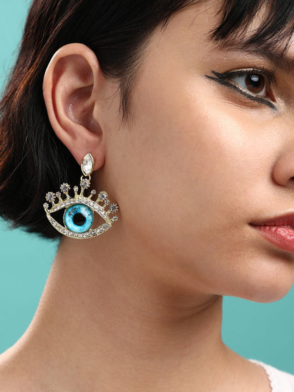 Set Of 2 Silver-Plated Contemporary Studs Earrings