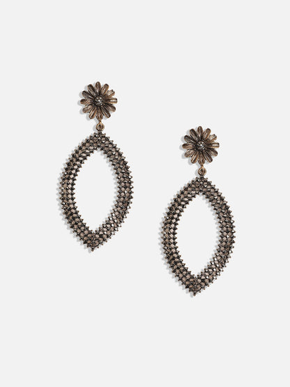 Set Of 2 Gold-Plated Contemporary Earrings