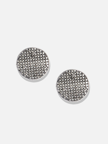 Set Of 2 Gold-Plated Contemporary Studs Earrings