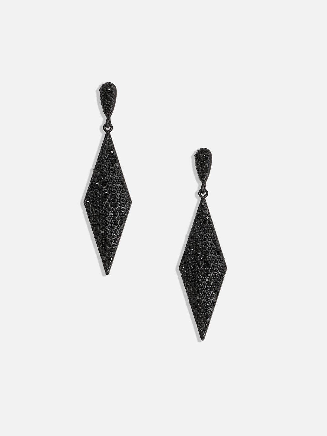 Set Of 2 Copper-Plated Contemporary Drop Earrings