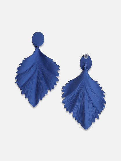 Set Of 2 Silver-Plated Contemporary Drop Earrings