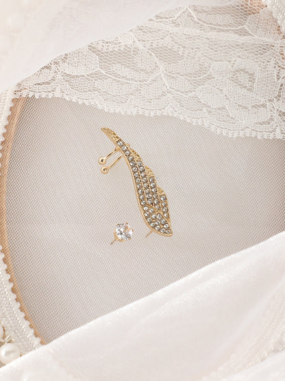The Bling Wing Cuff Earrings - California Gold-SOHIER6028