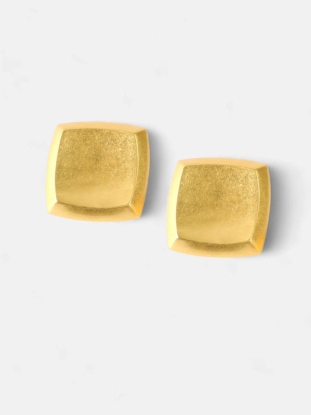 The Slab Drop Earrings - Antique Gold-SOHIER6129