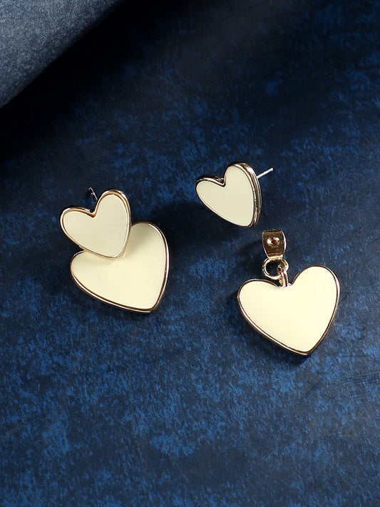 The Cora Drop Earrings - Ivory White-SOHIER6143
