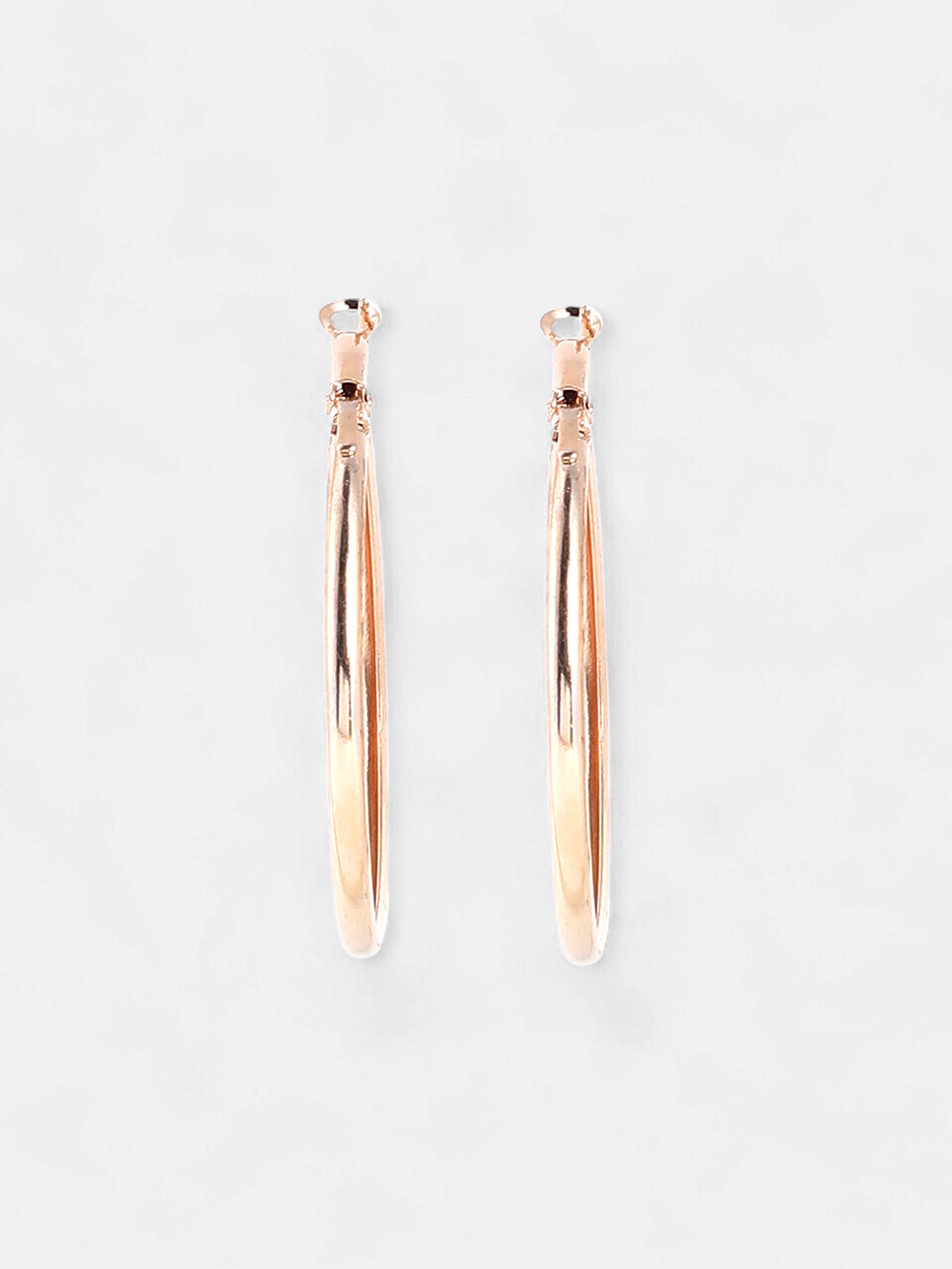 The Medium Minimal Hoop Earrings - California Gold-SOHIER6150
