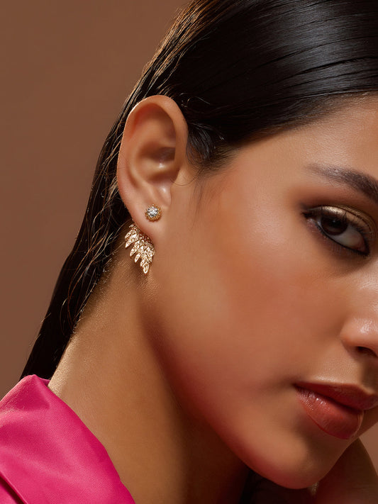The Ecarus Drop Earrings - California Gold-SOHIER6159
