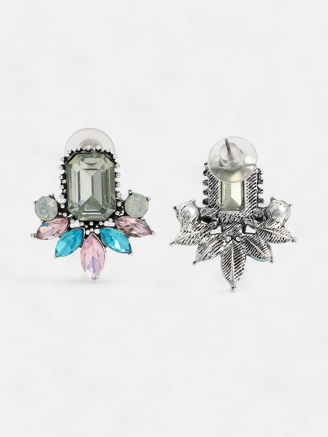 The Gala Drop Earrings - Emerald Green-SOHIER6160