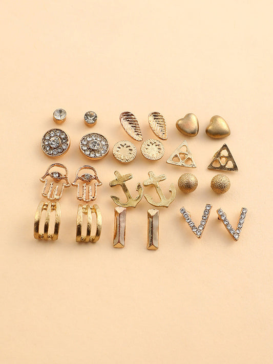 The Constantinople Stud Earrings - California Gold-SOHIER6167