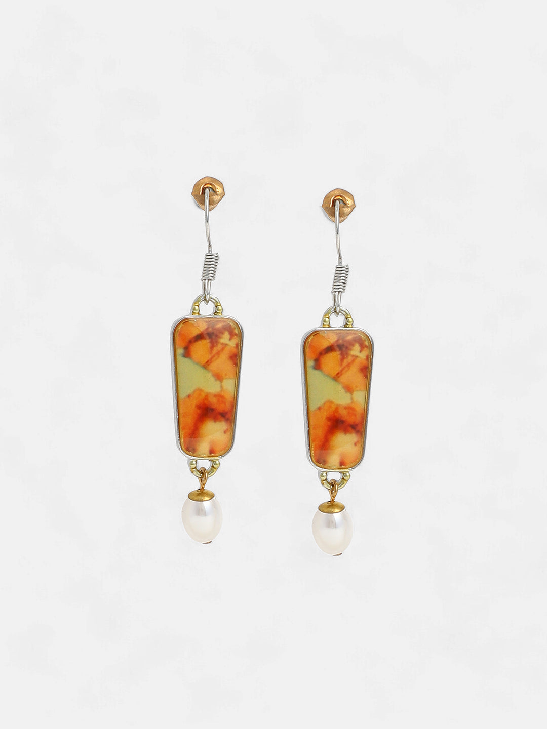 The Positano Drop Earrings - Pumpkin Orange-SOHIER6168