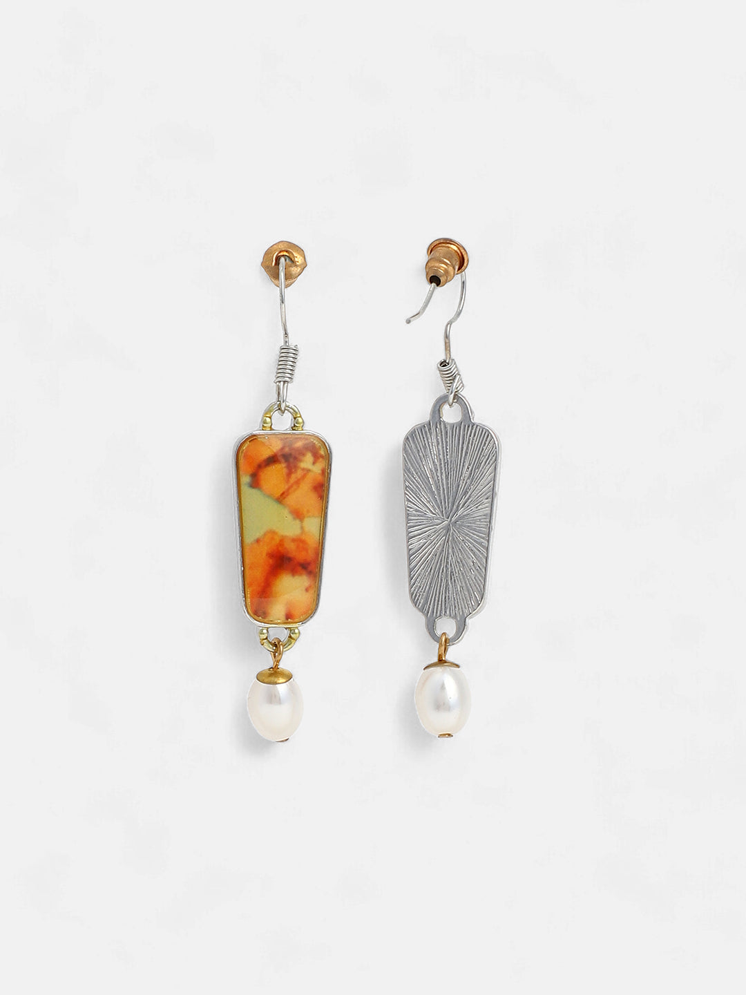 The Positano Drop Earrings - Pumpkin Orange-SOHIER6168