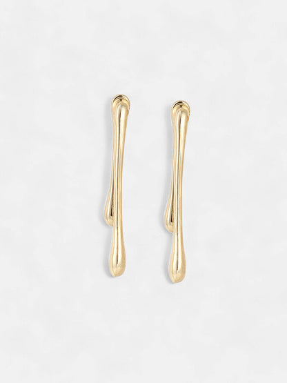 The Drizz Drop Earrings - California Gold-SOHIER6169