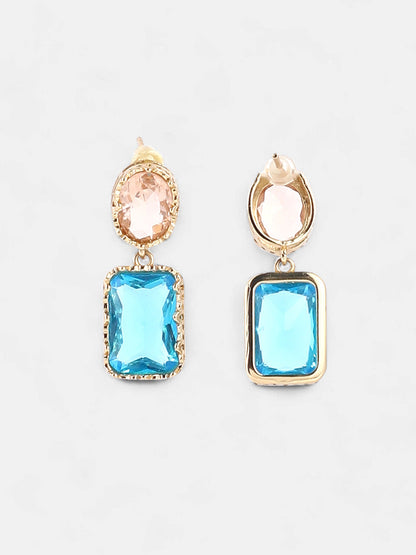 The Éléanor Drop Earrings - Azure Blue-SOHIER6170
