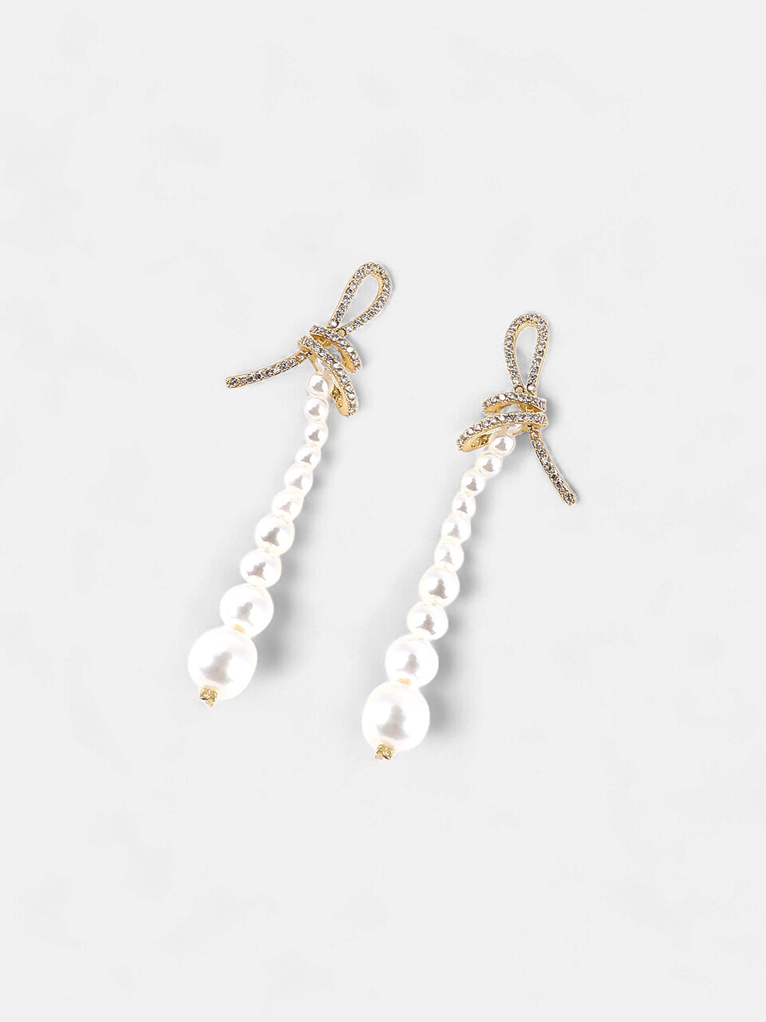 The Lucie Drop Earrings - Pearl White-SOHIER6176