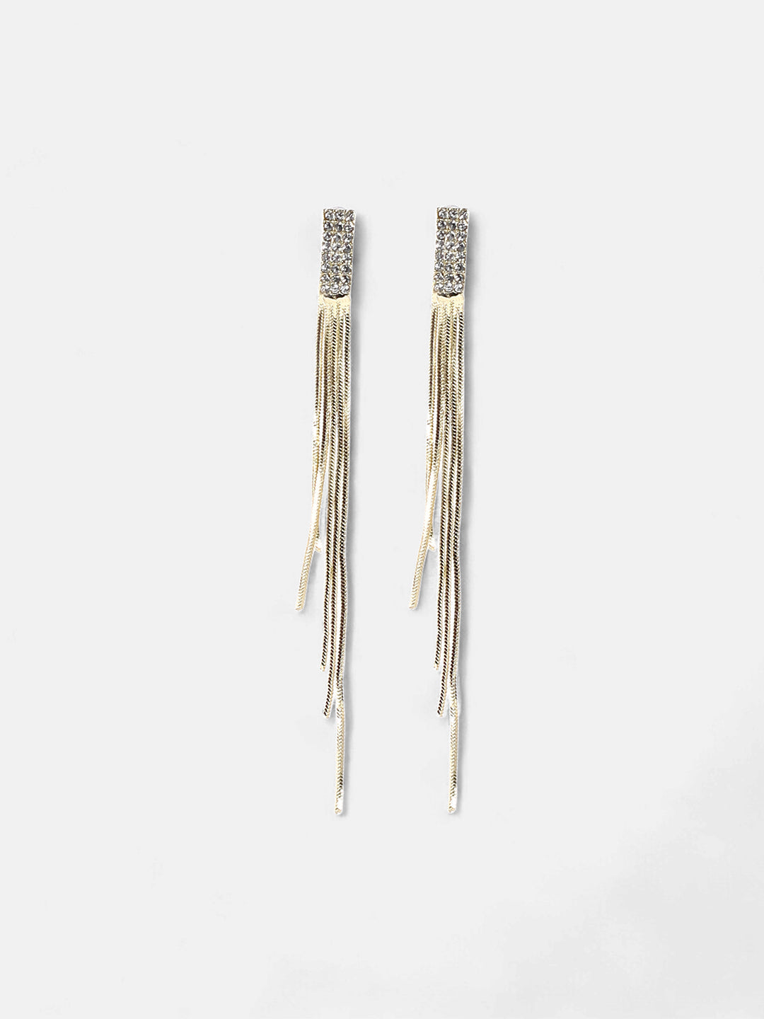 The Aurélie Drop Earrings - Crystal Silver-SOHIER6179