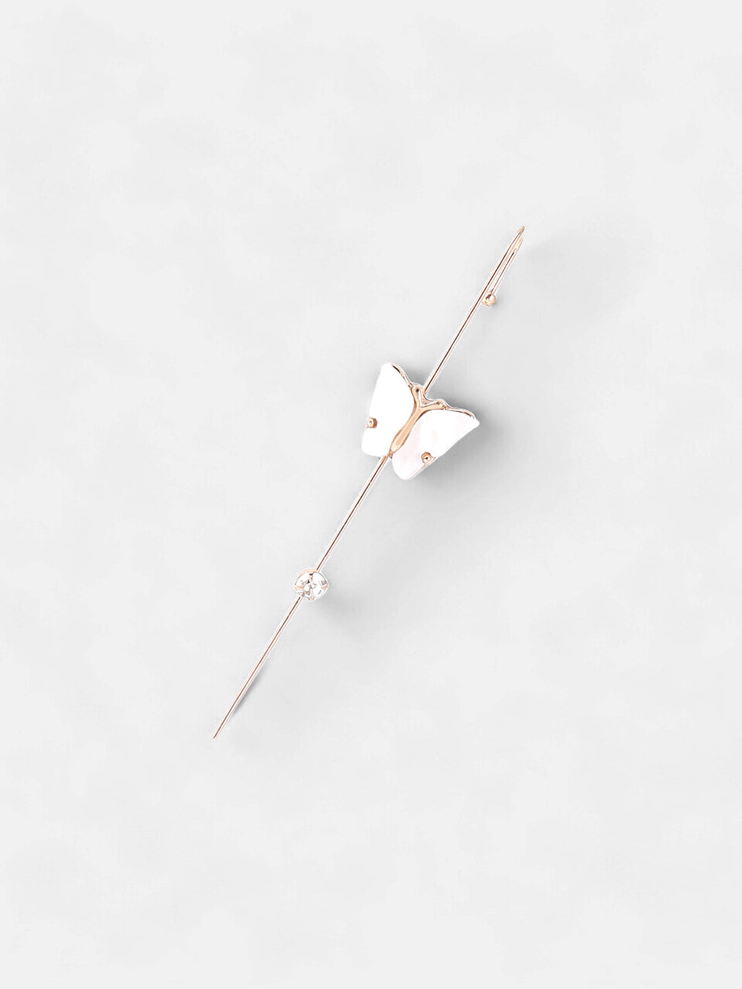 The Papillon Cuff Earrings - Ivory White-SOHIER6184