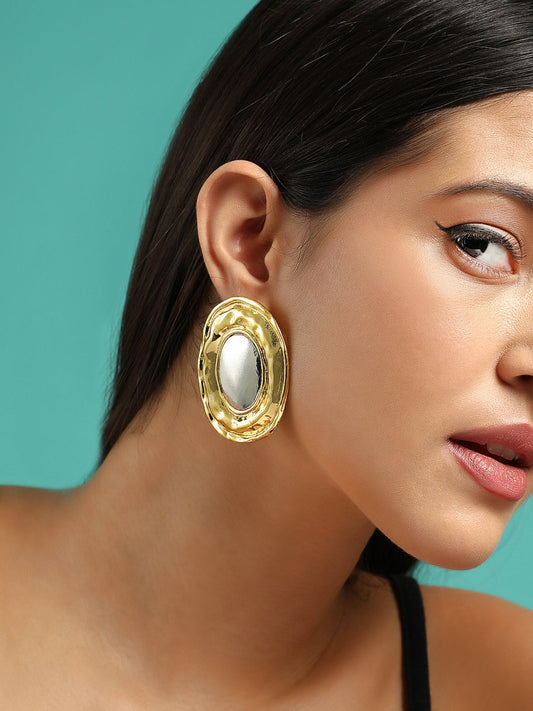 The Eygptian Drop Earrings - Antique Gold:Antique Silver-SOHIER6228