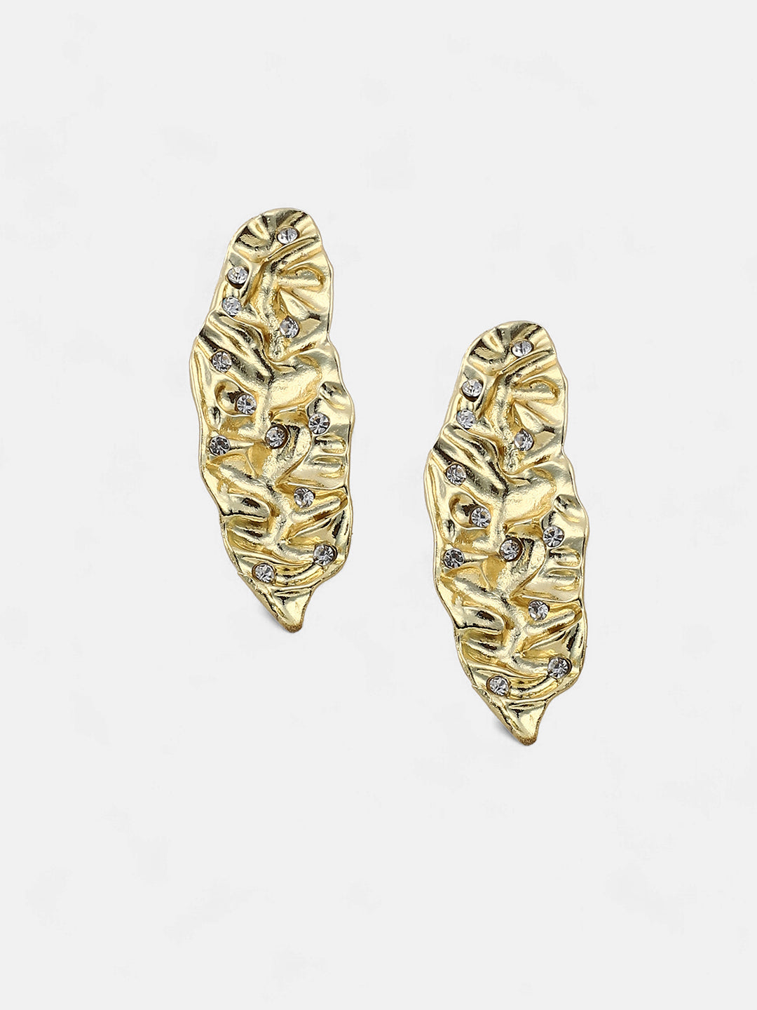 The Foglia Drop Earrings - California Gold-SOHIER6229
