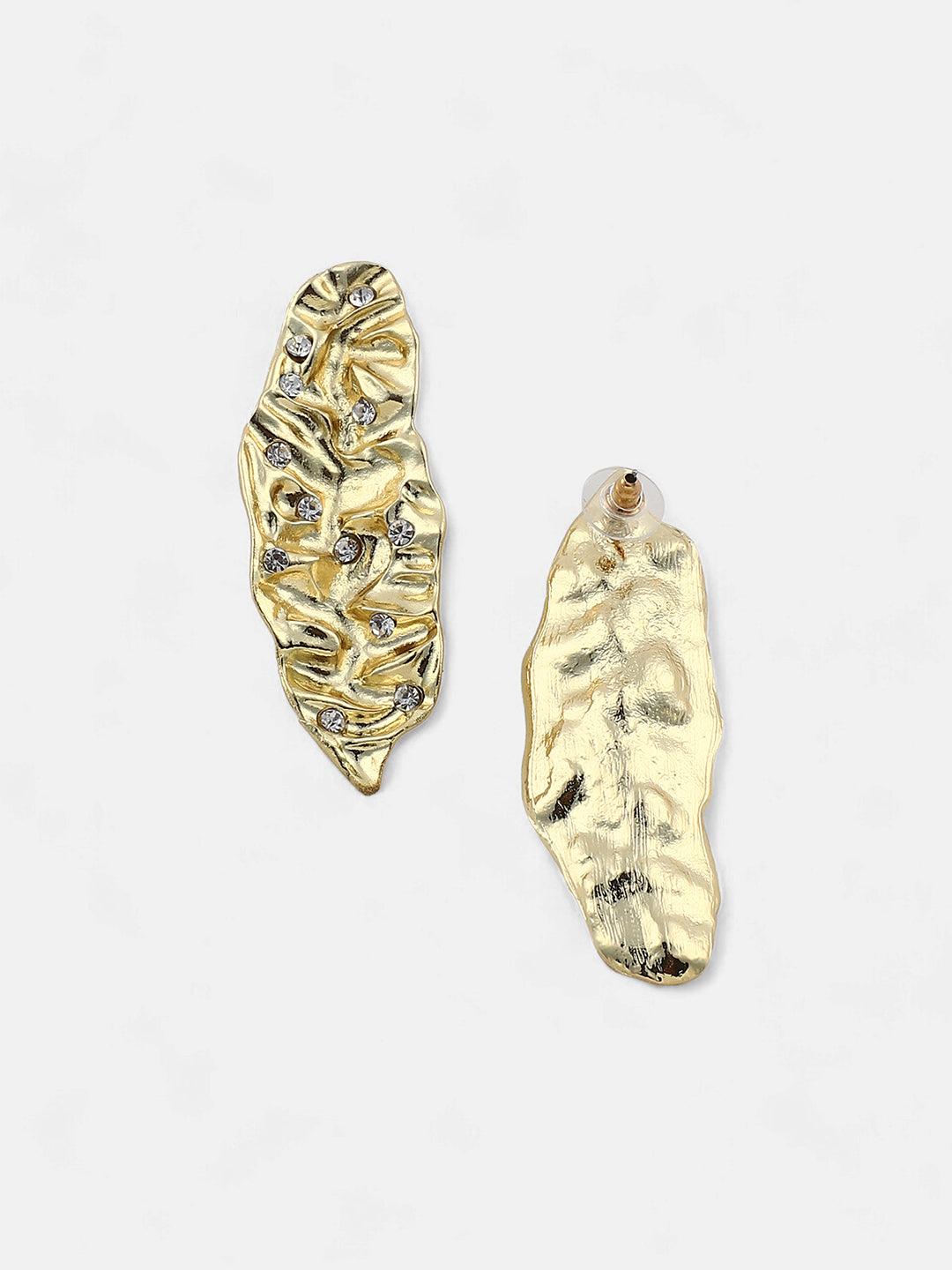 The Foglia Drop Earrings - California Gold-SOHIER6229