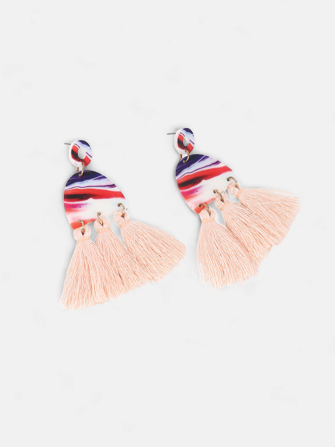 The Jamaican Drop Earrings - Peach Orange-SOHIER6255