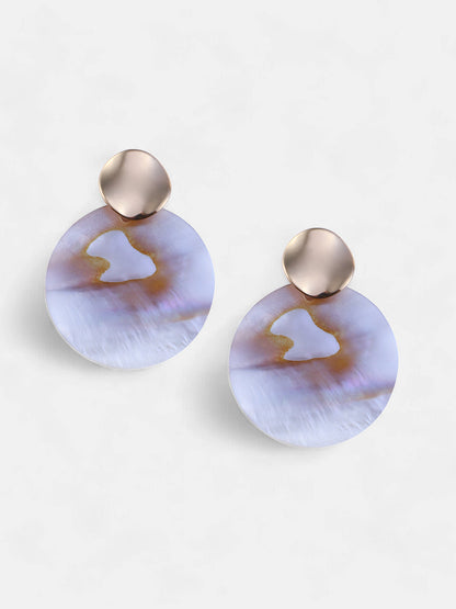 The Moonstruck Drop Earrings - Ivory White-SOHIER6270