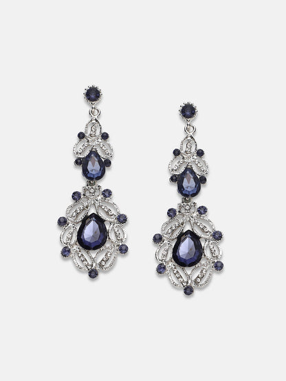 Silver Plated Drop Earrings
