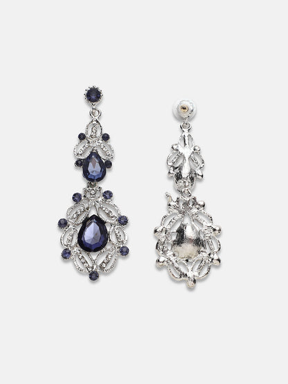 Silver Plated Drop Earrings