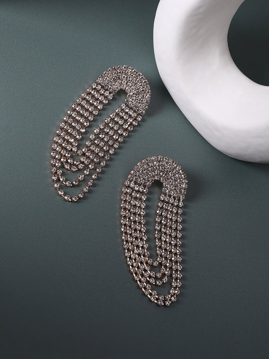 Gold-Plated Drop Earrings