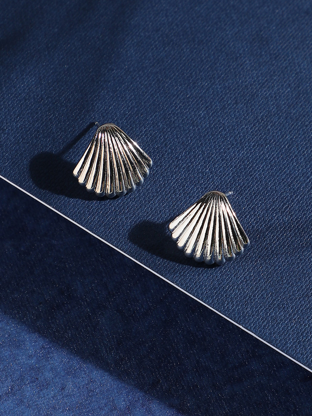 Silver-Plated Alloy Earrings
