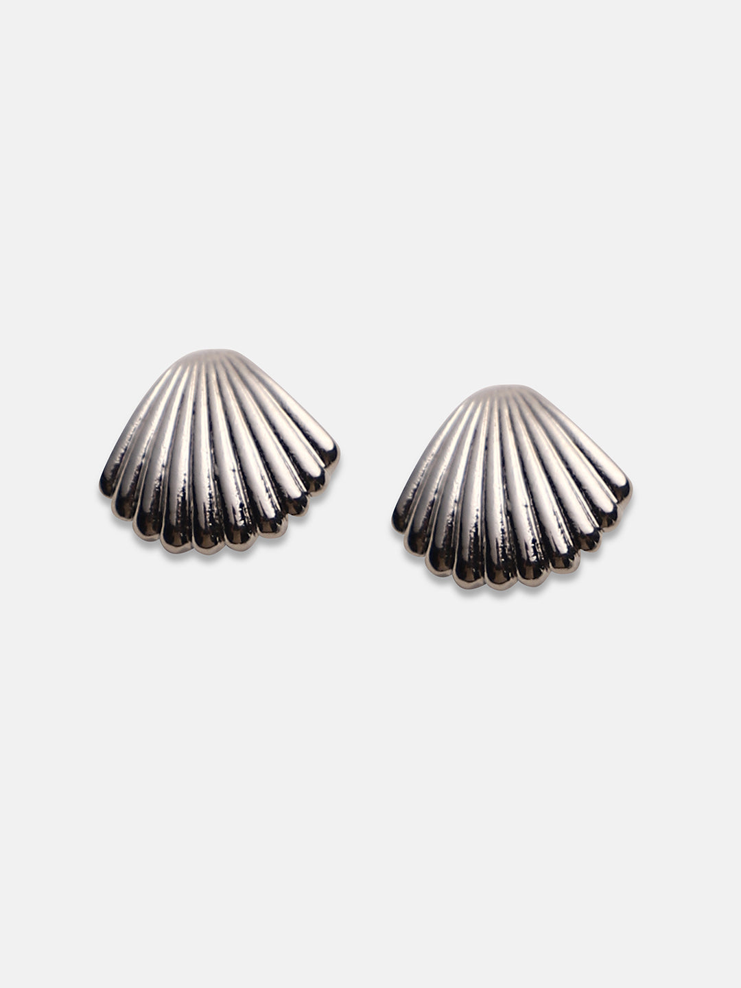 Silver-Plated Alloy Earrings