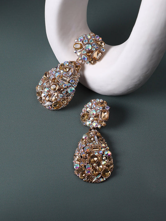 Gold Plated Drop Earrings