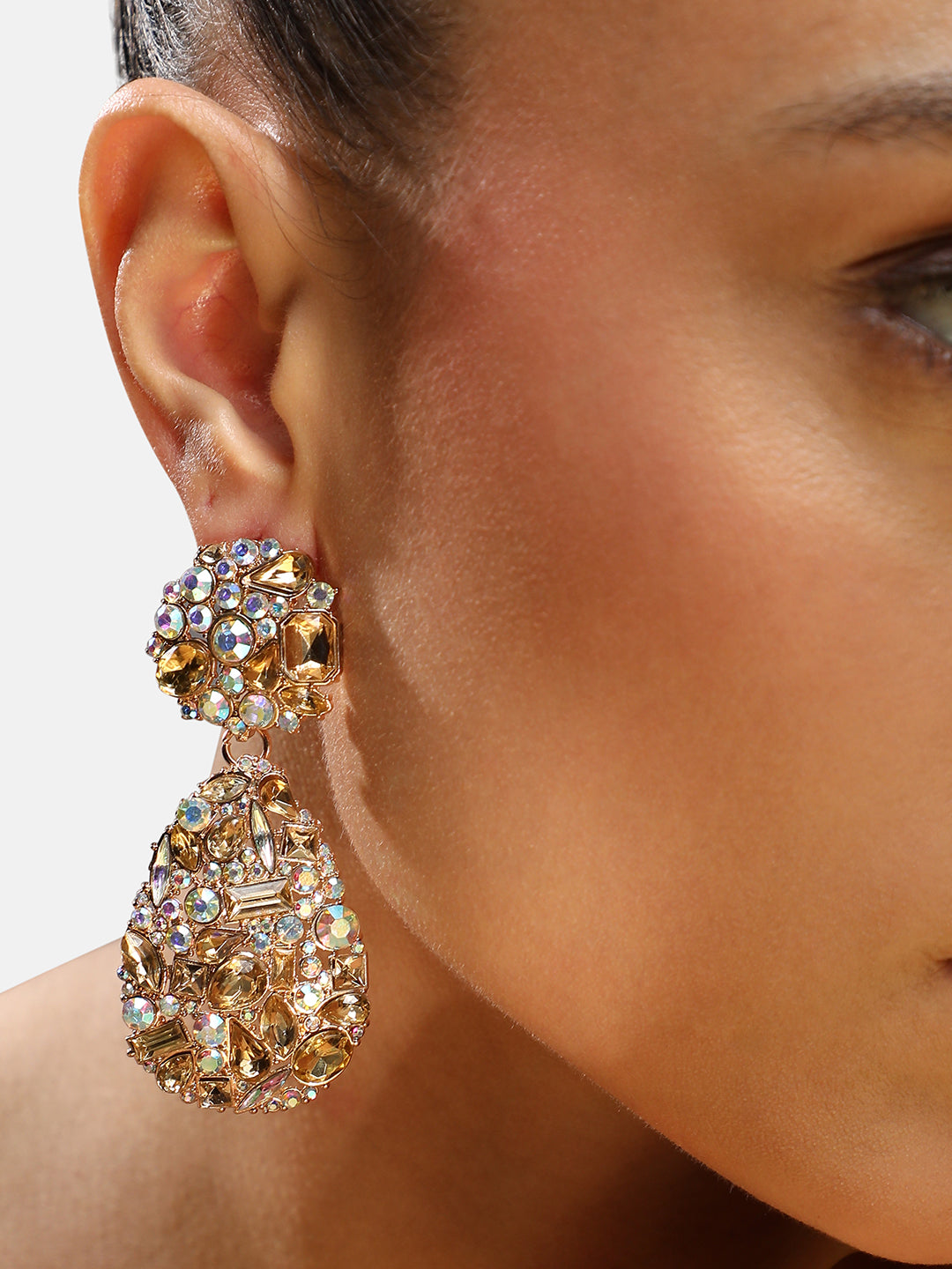Gold Plated Drop Earrings