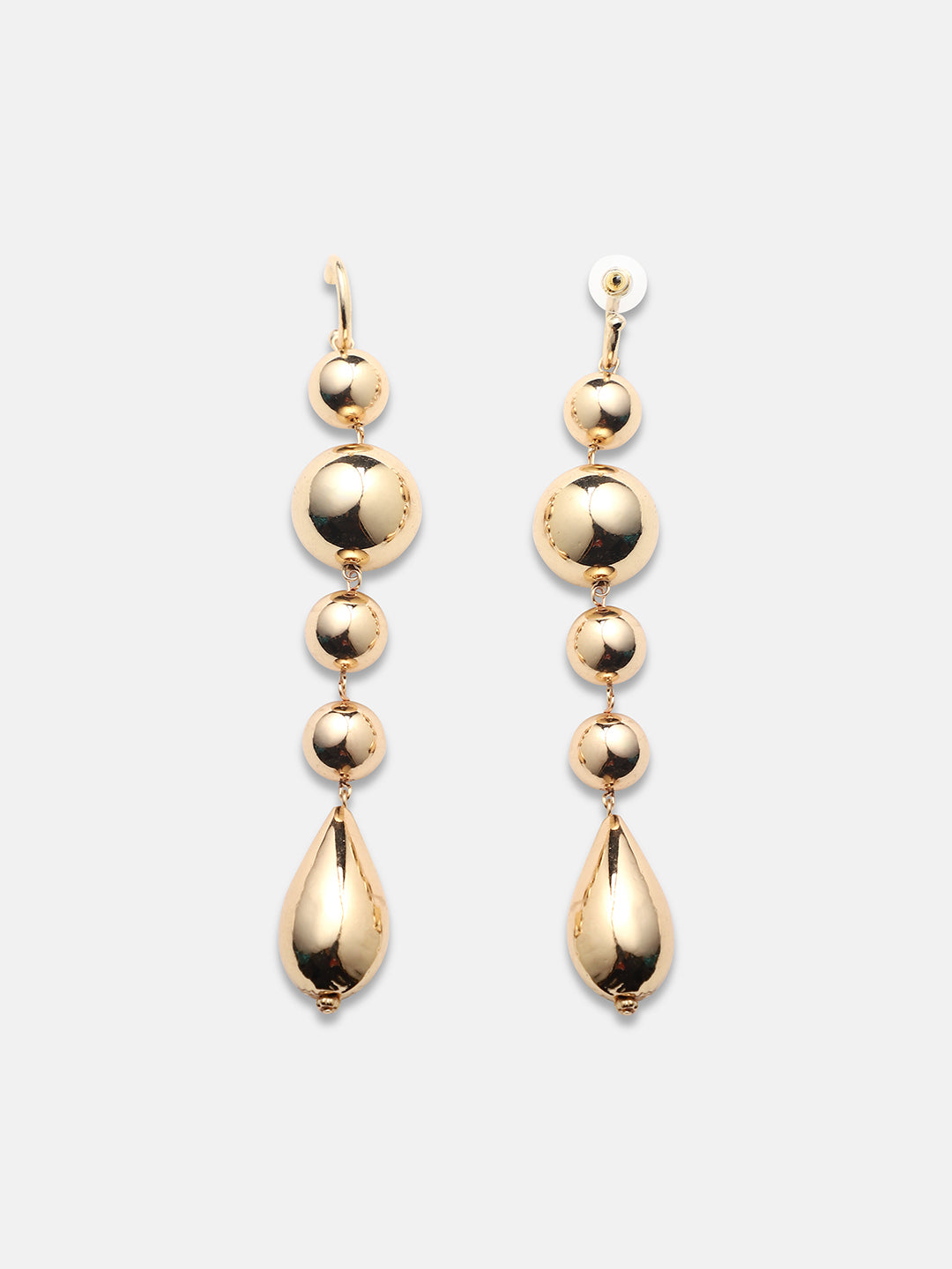 Gold-Plated Drop Earrings