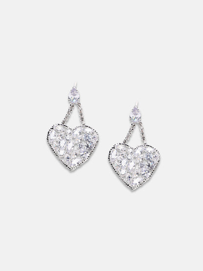Silver Plated Drop Earrings