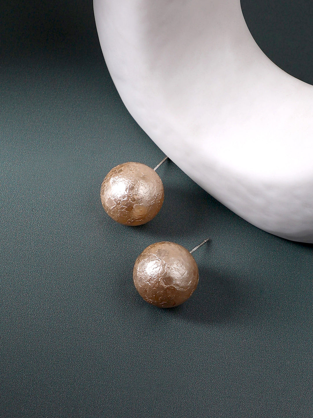 Gold-Plated Stud Earrings