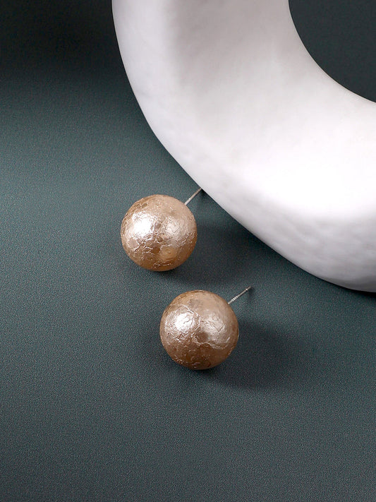 Gold-Plated Stud Earrings