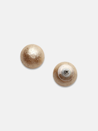Gold-Plated Stud Earrings