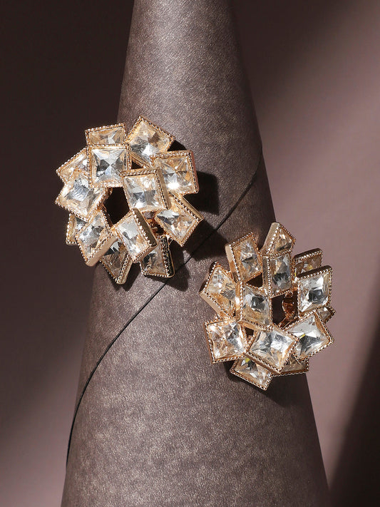 Gold-Plated Studs Earrings