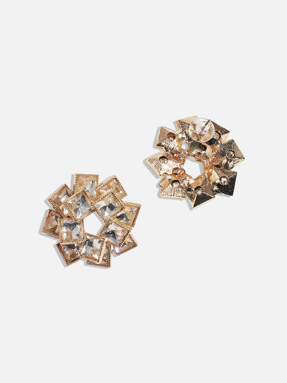 Gold-Plated Studs Earrings