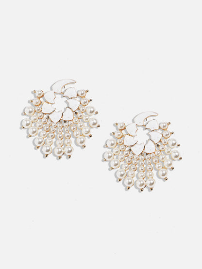 Gold-Plated Contemporary Studs Earrings