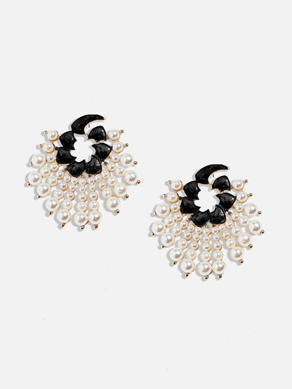 Gold-Plated Contemporary Studs Earrings