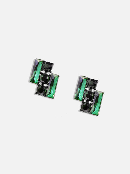 Silver-Plated Contemporary Studs Earrings