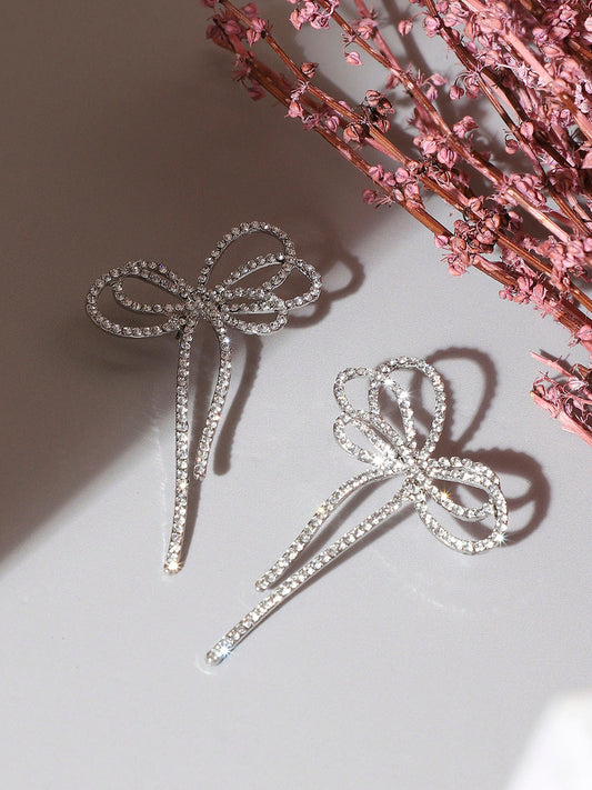 Silver-Plated Drop Earrings