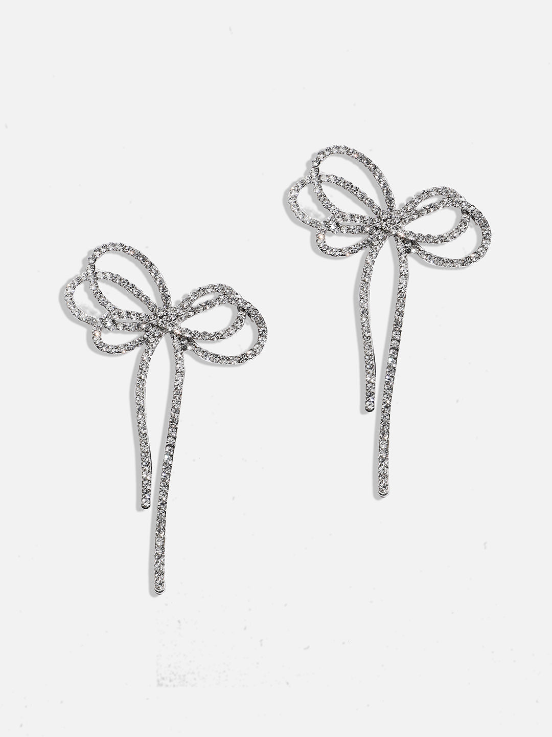 Silver-Plated Drop Earrings