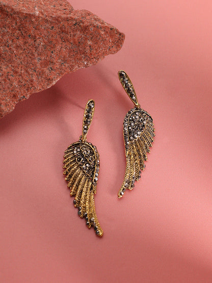 Gold-Plated Drop Earrings